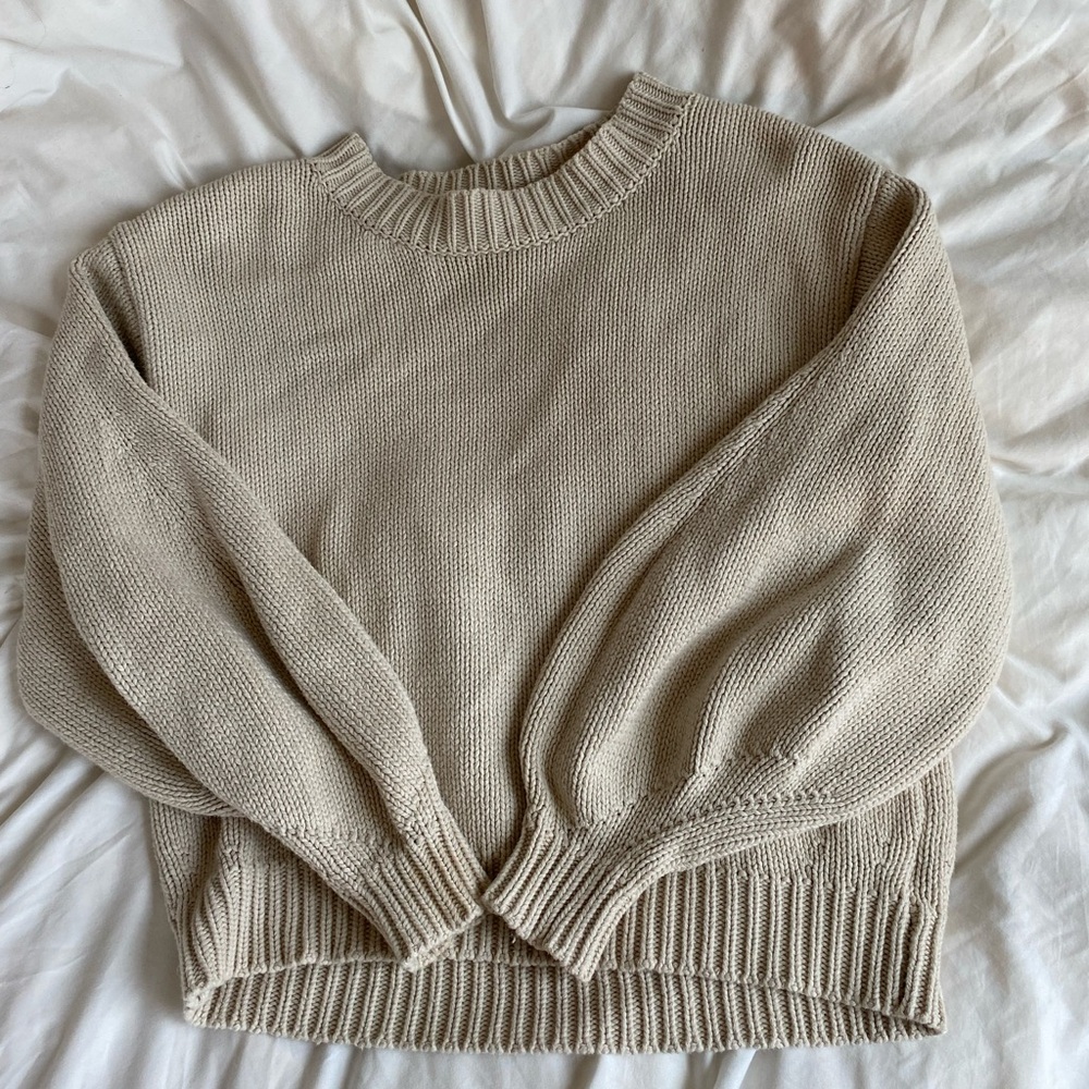 Princess Polly Beige Knit Sweater